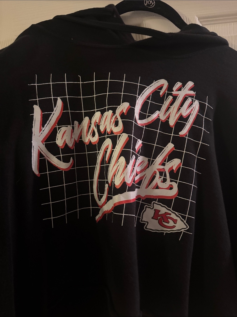Kansas City Chiefs Cropped Hoodie Sweatshirt